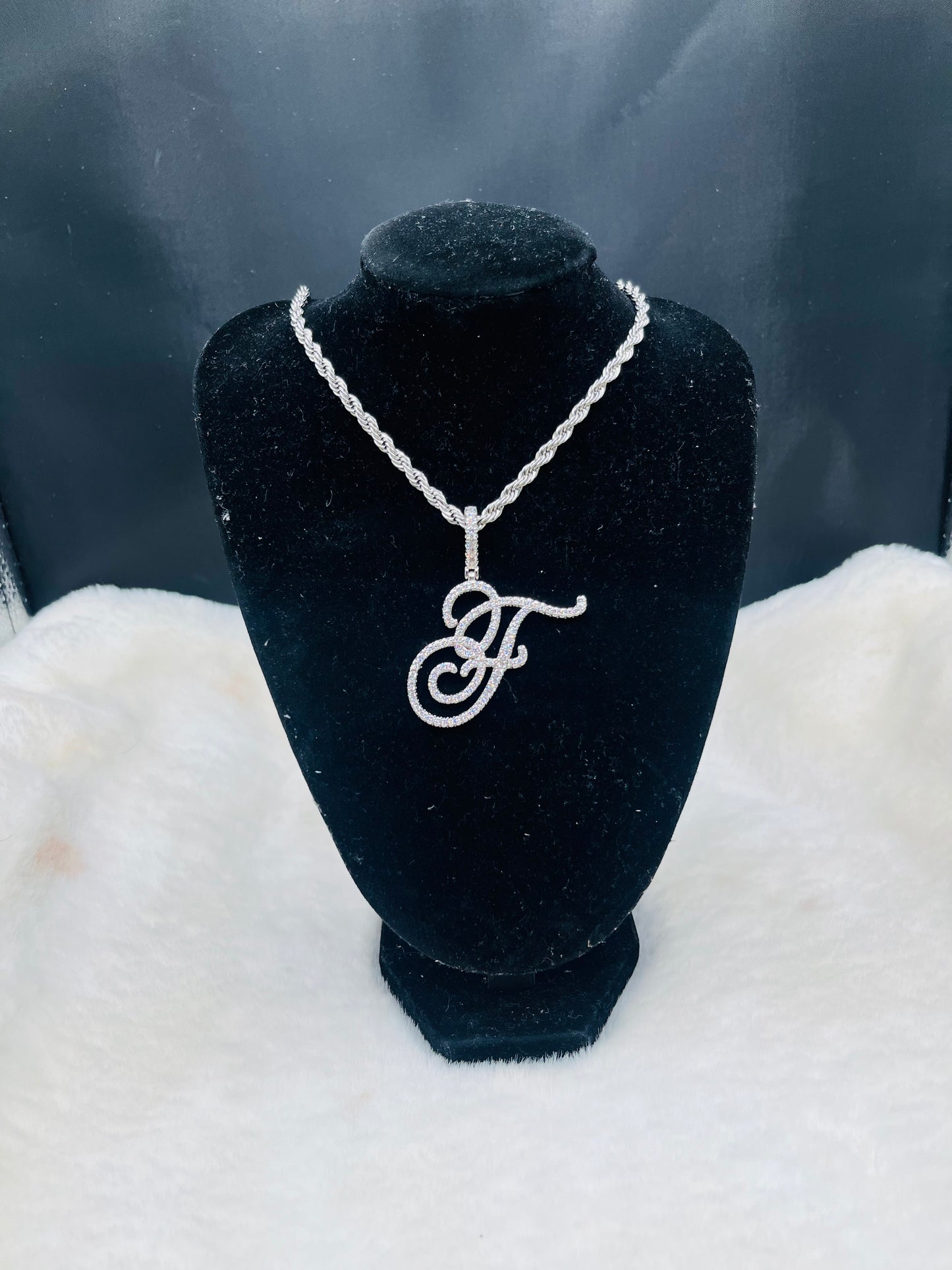 Stainless Steel Initial Necklace